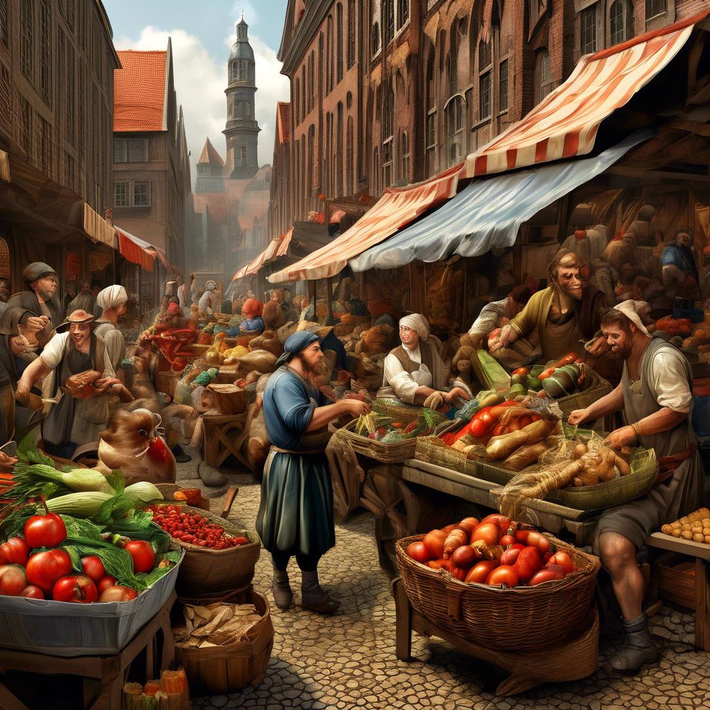 Die farbenfrohe Palette in Beuckelaers Marktwerken