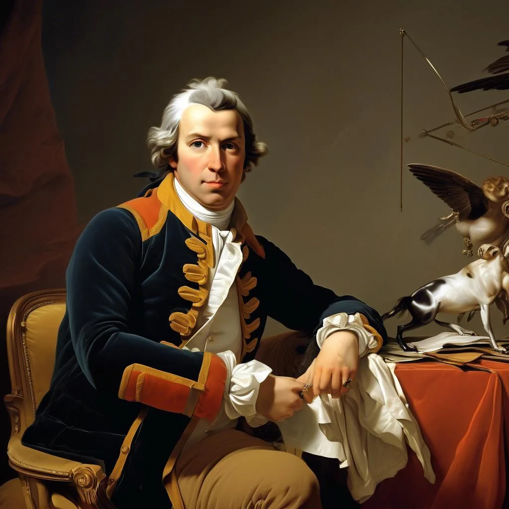 Portrait of Jacques-Louis David – François-Joseph Navez